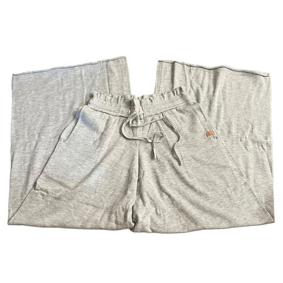 LUNYA Cozy Cotton Silk Relaxed Pant Light Gray Heathered Drawstring Medium NEW - Picture 8 of 13